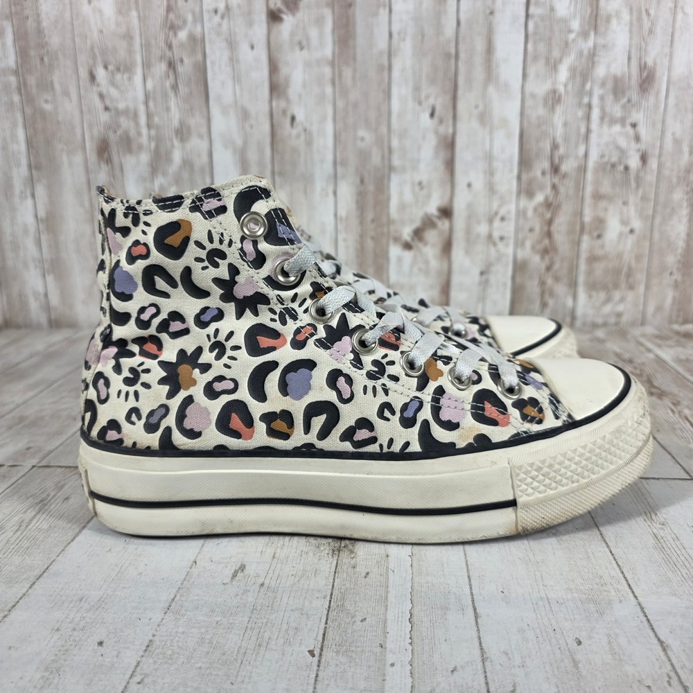 Converse Chuck Taylor All Star Move Leopard Zodiac Platform High Top 572428C